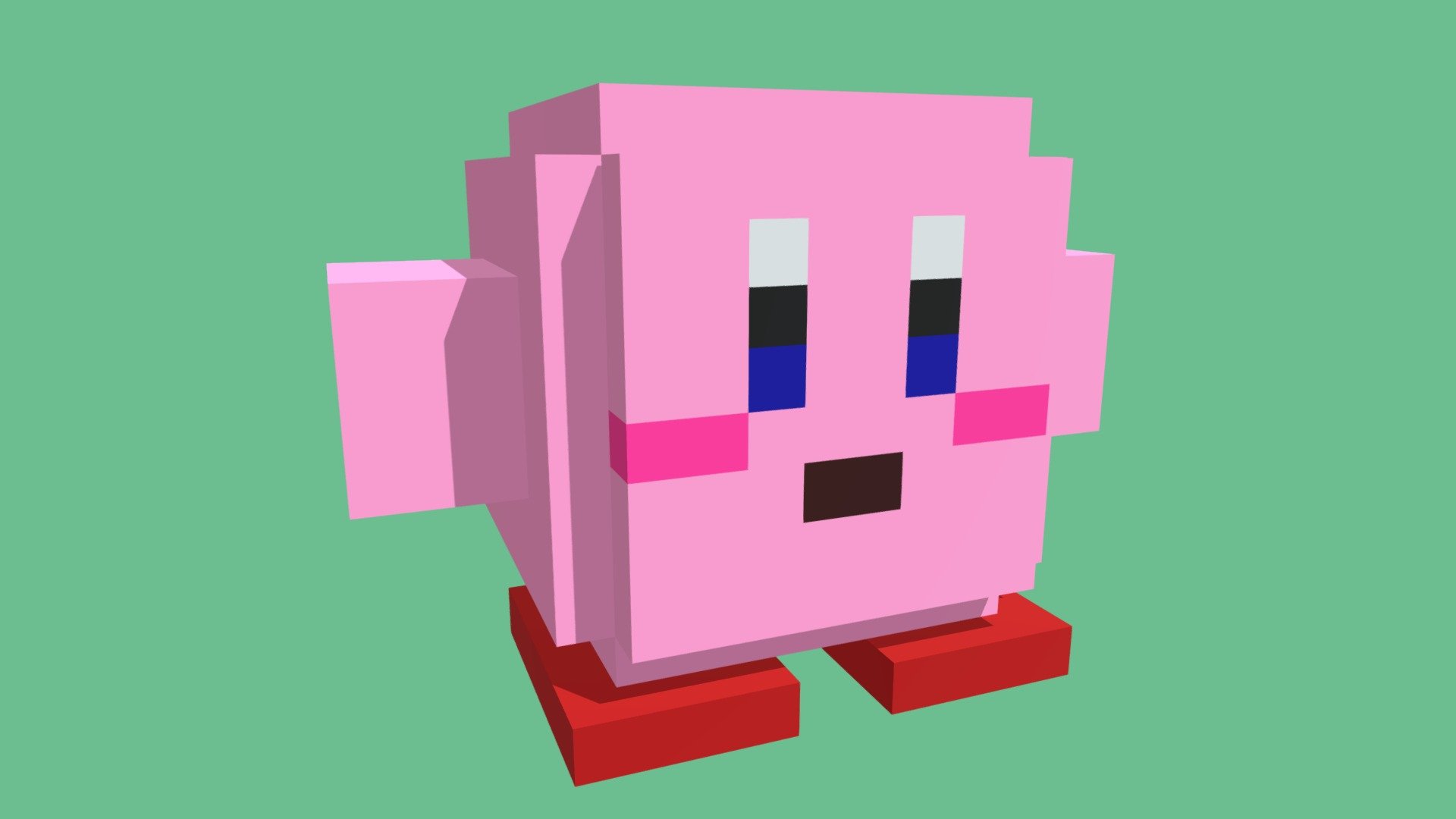 Kirby Minecraft Smash - Download Free 3D model by rodrivgm [79ae64c ...