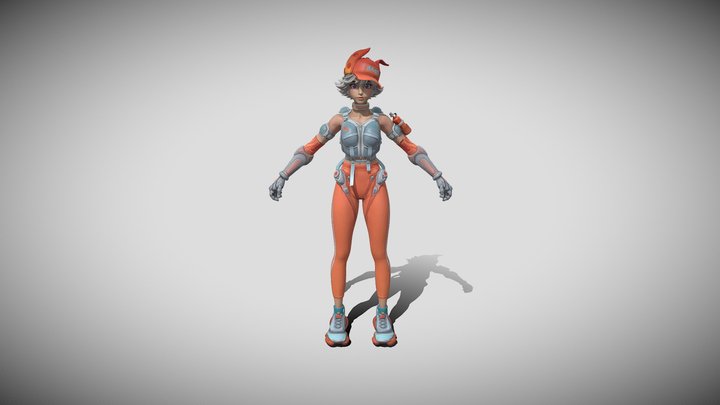 Maggie | Farlight 84 Characters 3D Model