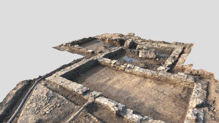 Toll House Excavation 3D Model