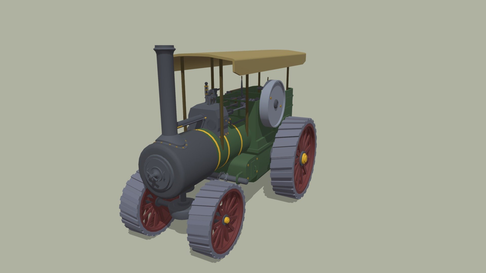 Homework№5 (steam_tractor) - Download Free 3D model by dmitriy ...