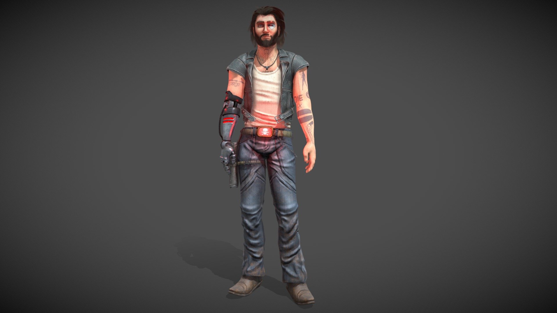 Silas - Cyberpunk 2077 Fanmade Character - 3D model by Rhett Wimmer ...