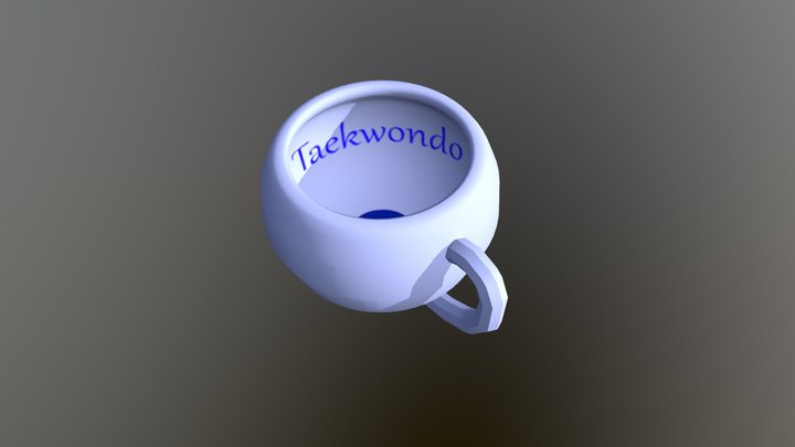 Taekwondo Mug 3D Model