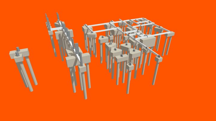 Projeto da fundação - EeS 3D Model