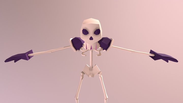 Guerrero Esqueleto 2 3D Model
