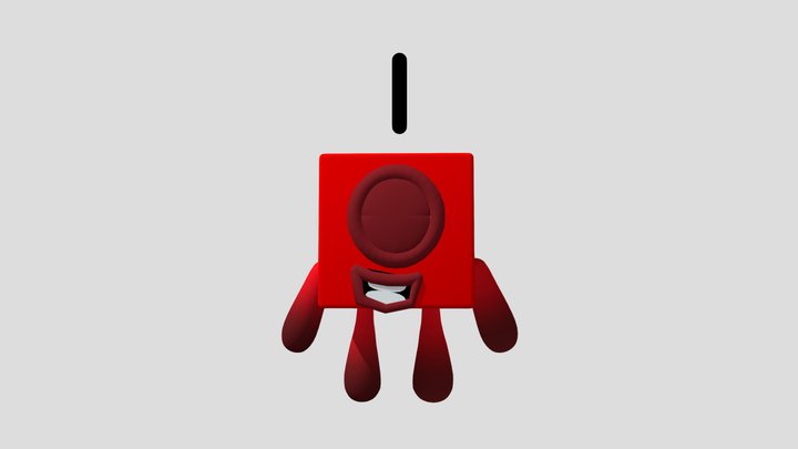 Numberblocks - One (V1.1) 3D Model