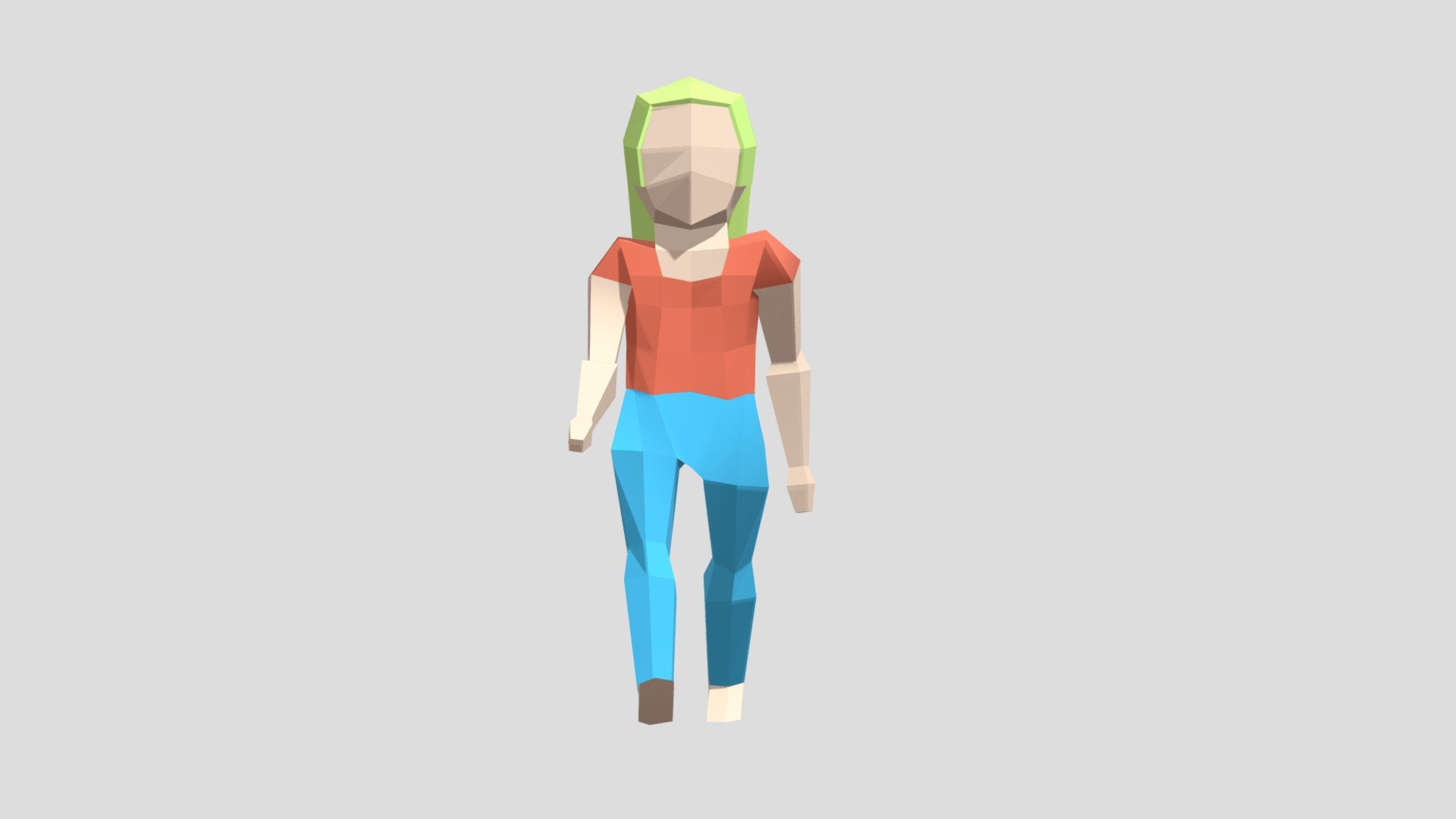 Qbe Walk Cycle Animation