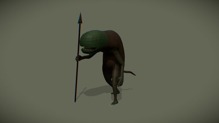 Troglodyte 3D Model
