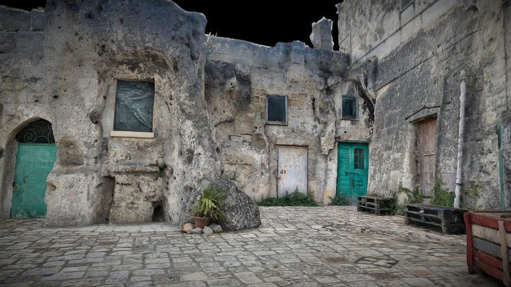 Italy, Matera, Sassi houses