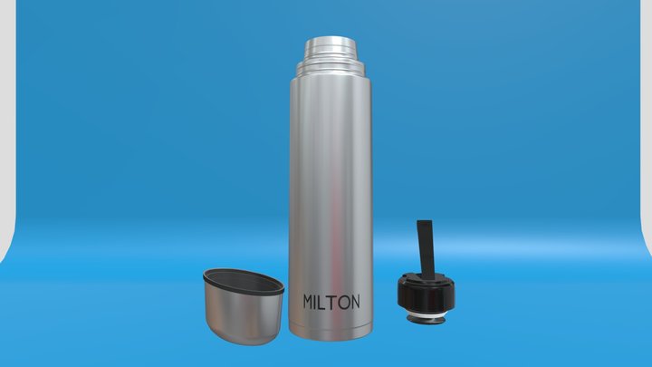 Milton Bottle | Game Ready Model 3D Model