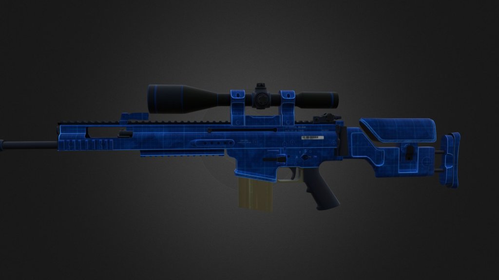 Scar 20 Blueprint 3d Model By Cs2 Csgoitemspro