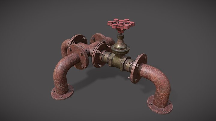 Water Valve 3D Model