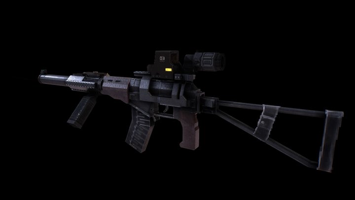 AS VAL (Low-Poly) 3D Model