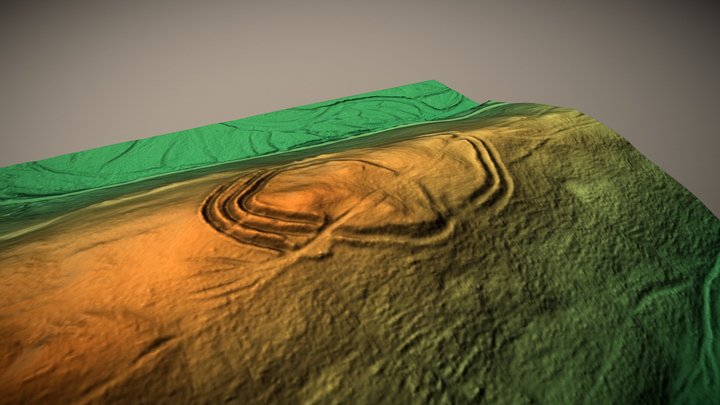 Harehaugh Camp, Northumberland (UK) – Modello 3D gratuito STL