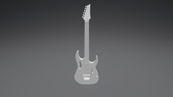 Ibanez JEM7V Steve Vai Steve Vai Signature 3D Model