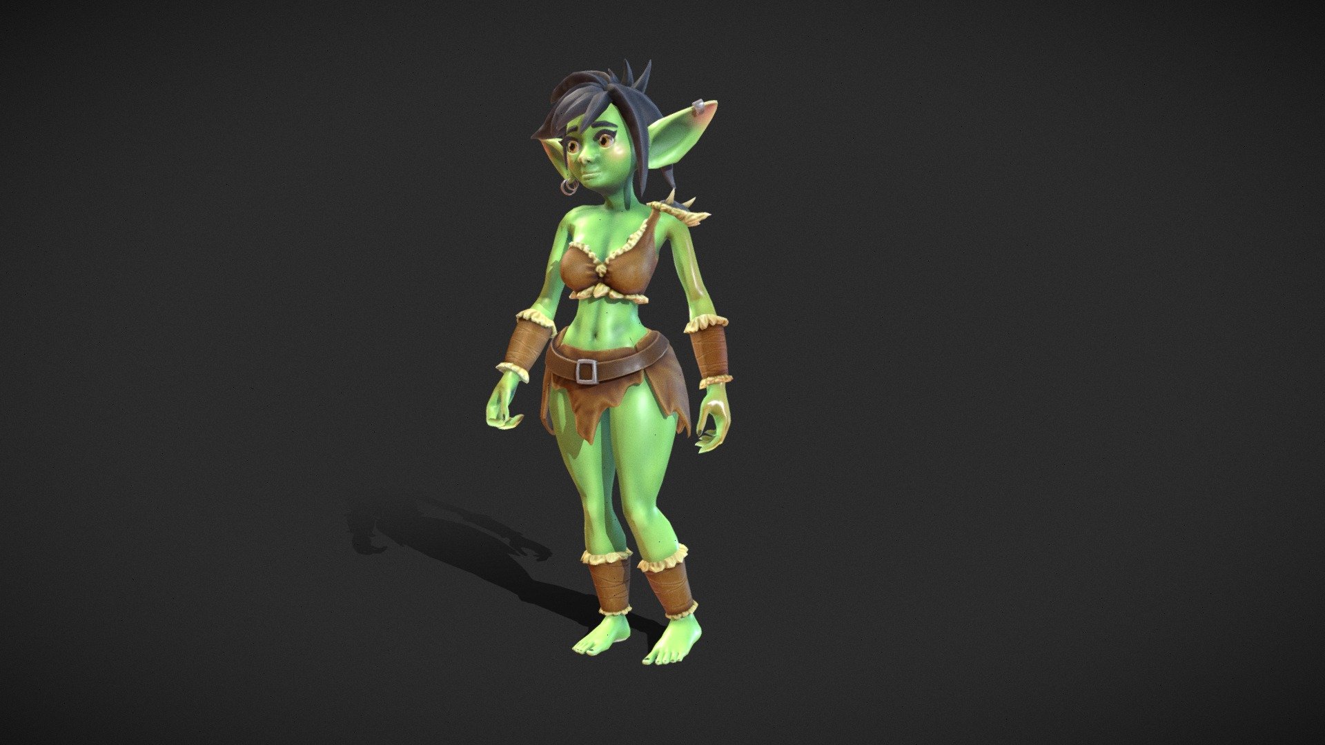 ArtStation Goblin Girl 3D Character