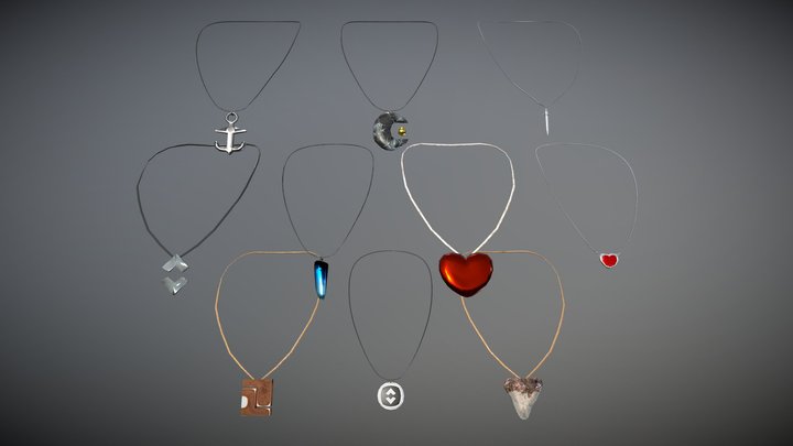 [OSCShift] - Necklaces 3D Model