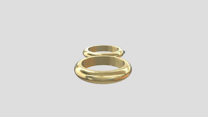 ANILLOS A JUEGO 3D Model