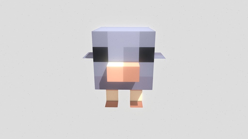 Baby Minecraft Chicken