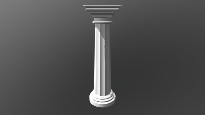 Greek Column (UNTEXTURED) 3D Model