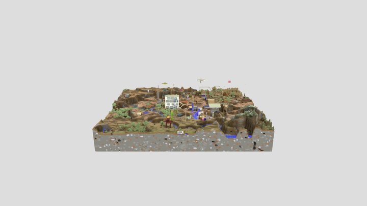 Forest Glade (Java) 3D Model