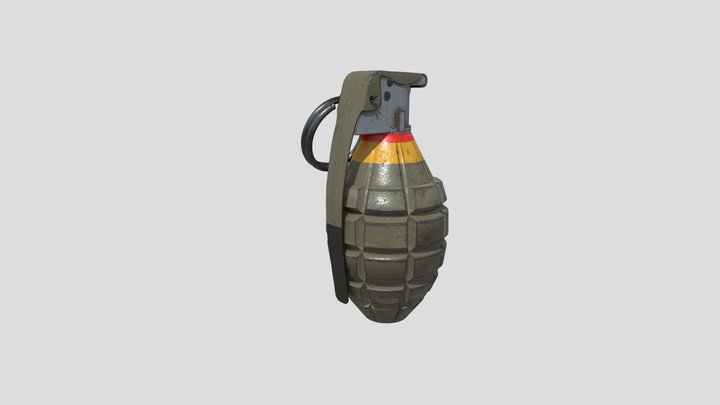 Grenade MK2 3D Model