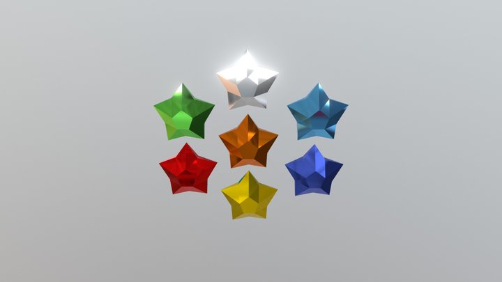Cristales Estelares(Paper Mario TTYD) 3D Model