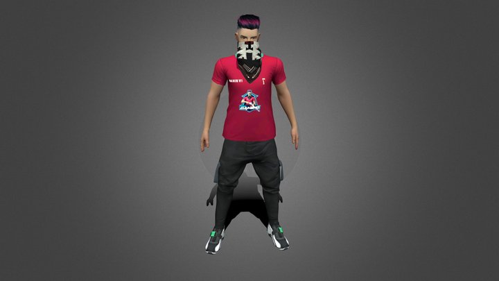 Nahin Gaming New || Garena Free Fire Character 3D Model