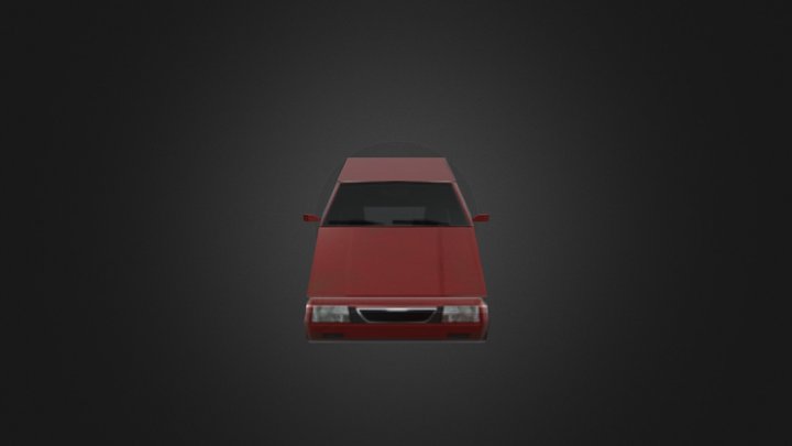 Car Low Polly - 3D Blender