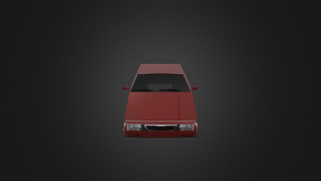 Car Low Polly - 3D Blender