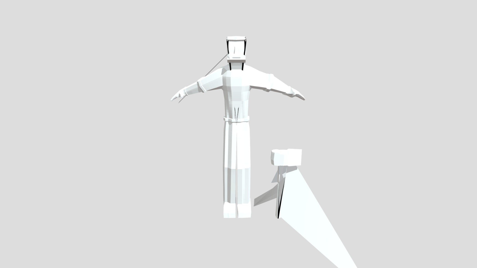 Low Poly Character (Voldovoz and his Axe Igor)