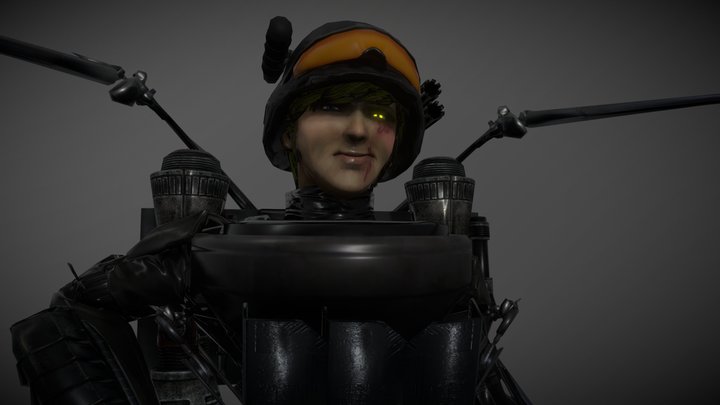 Female Skibidi Mutant V3 ( 90 follower special ) 3D Model