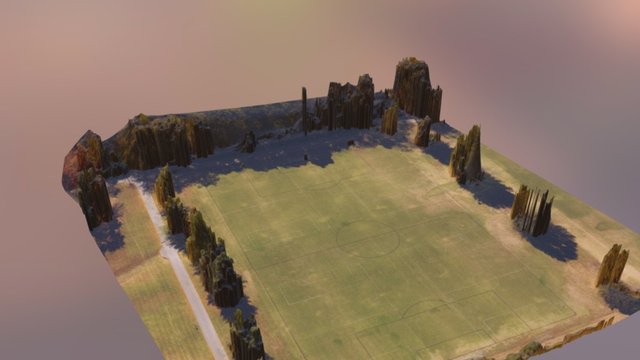 Crockett Park 3D Model