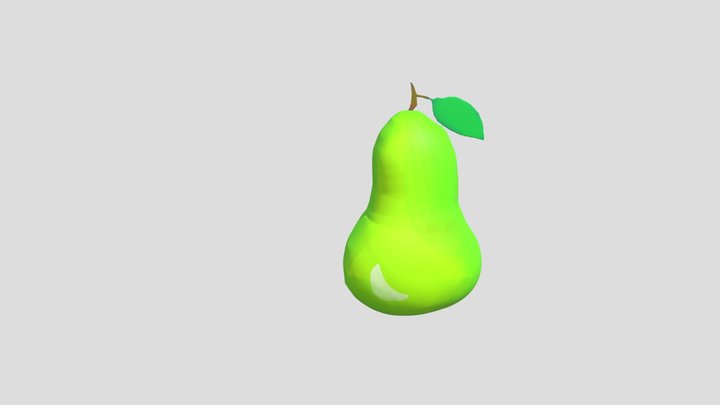 pear 3D Model