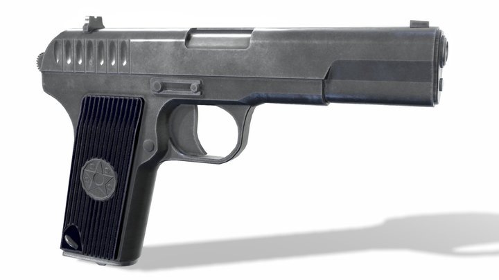 TT-30 Tokarev [Game-Ready] 3D Model