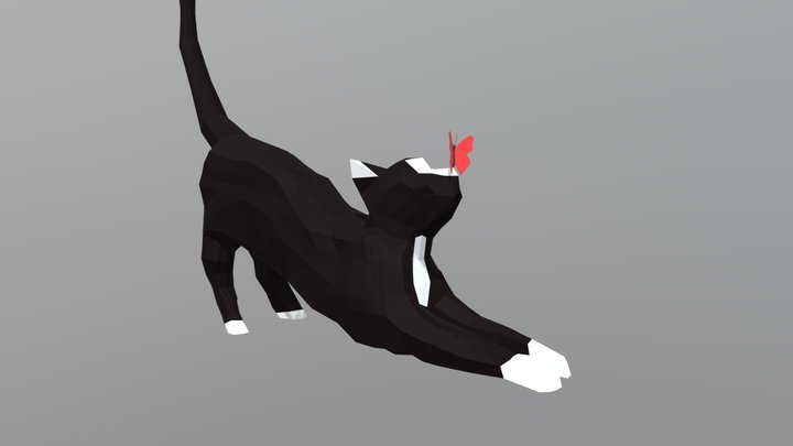 Sketch Cat 3D Model