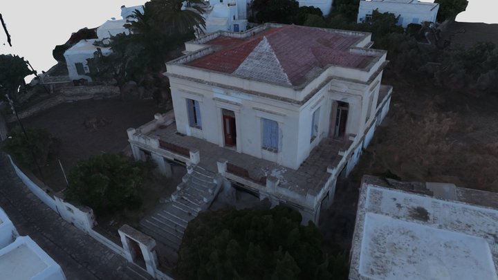 Home before rebuild sifnos 3D Model