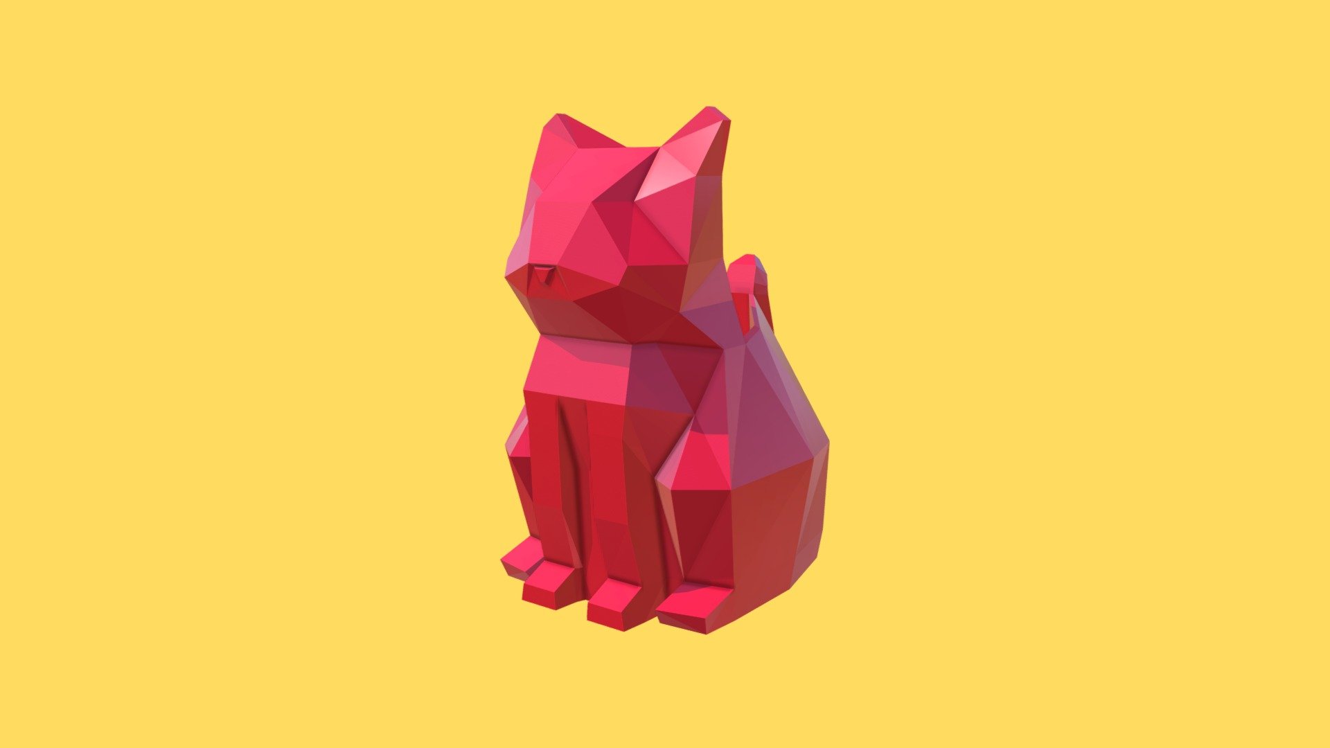 Polycat Pencil Holder - 3D model by Atómicos Studio (@atomicosstudio ...