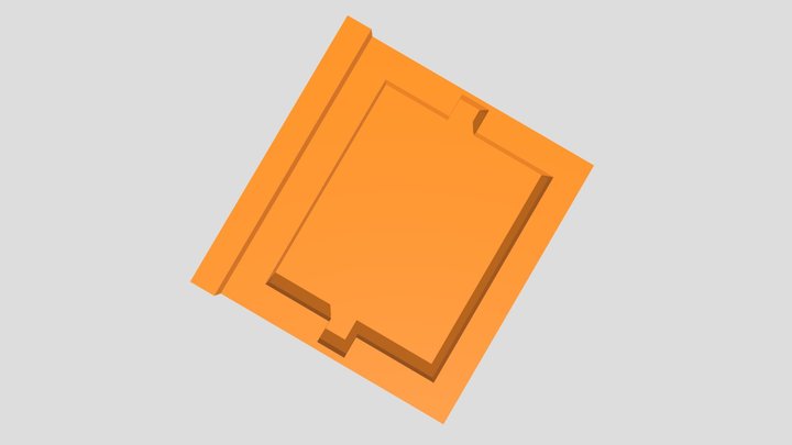 Platte 20x19 3D Model