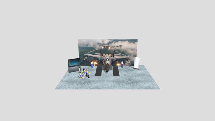 Maqueta-Ataque Invencible 3D Model
