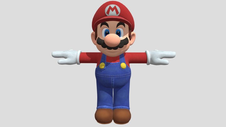 Nintendo Switch - Mario 3D Model