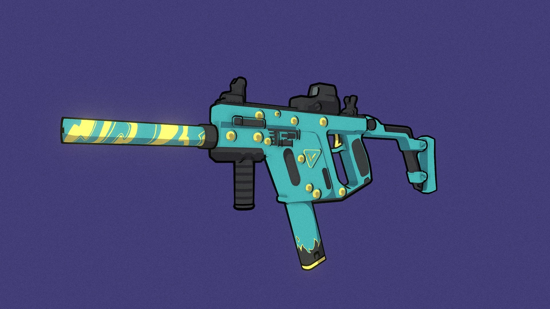 KRISS VECTOR - Download Free 3D model by Antonio Castro (@antoniocastro