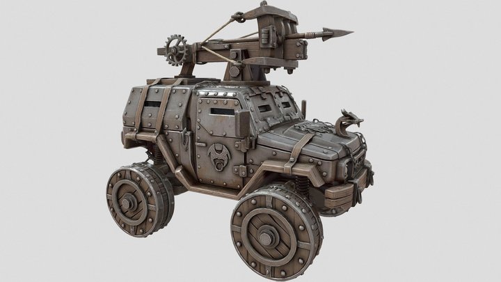 ❴.Fantasy⋆Tank.❵.☩.⚚]Ӿ[⚚.☩.['Bolt⋆Thrower'] – Gratis 3D-model STL