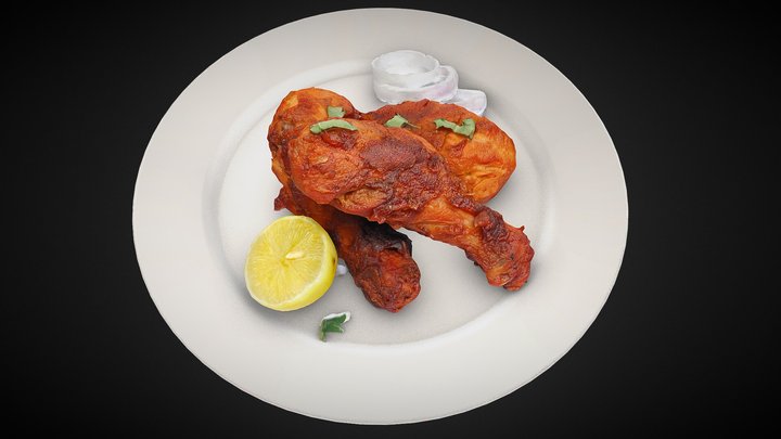 Chicken Plate 3D Model