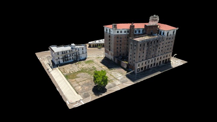 The Hotel Grim - Texarkana, TX 3D Model