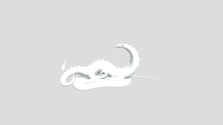 Sleeping Dragon Cable Organizer & Desk Tidy – Gratis 3D-model STL