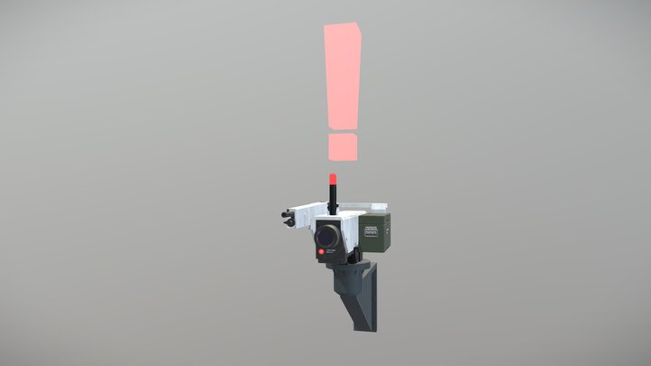 MGSV Gun Cam Defender 3D Model
