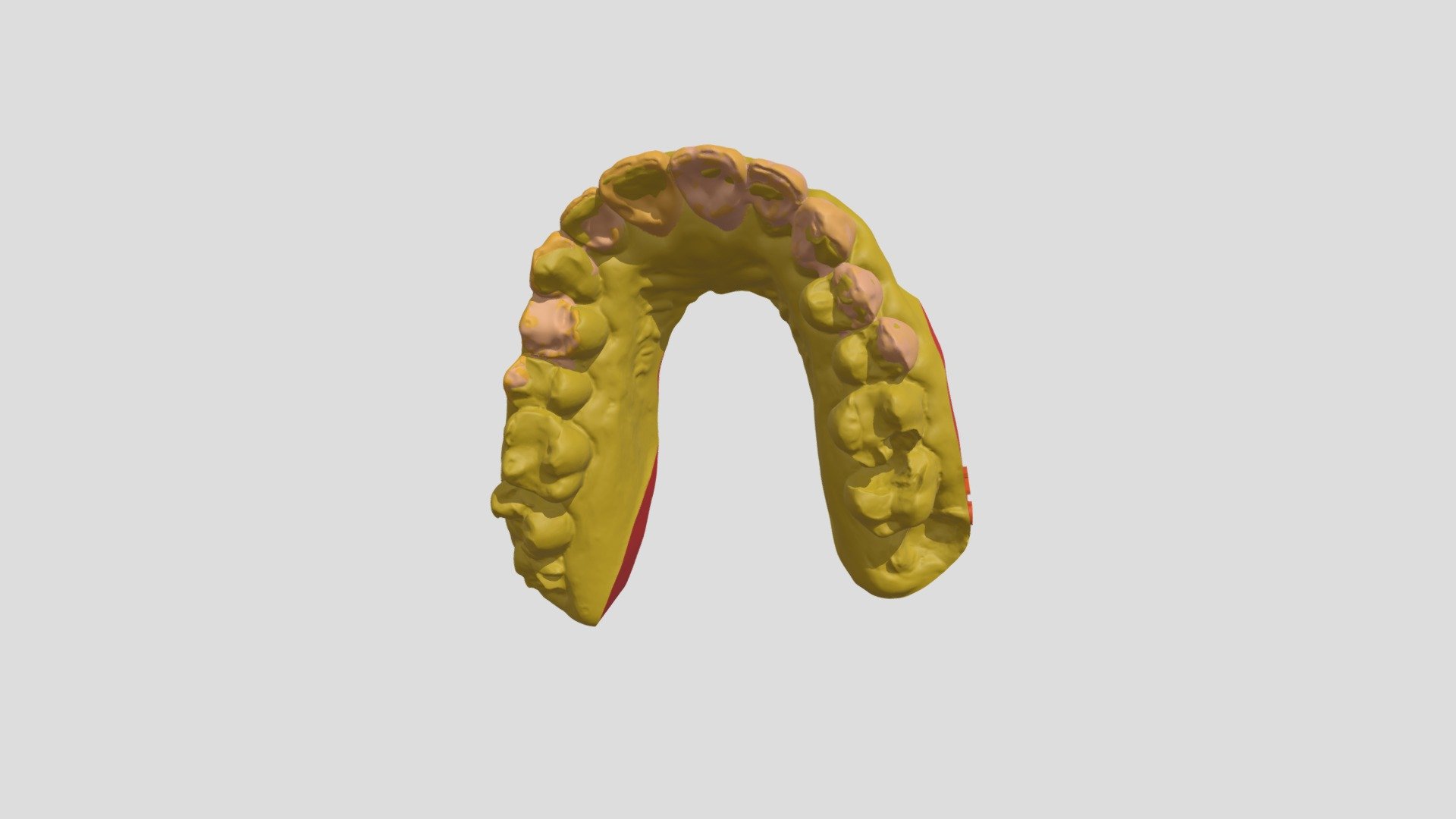 MOCK UP MODEL 5 TO 5 dental superior arch 3D model by milad32730