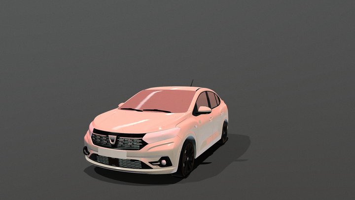 dacia logan 2023 3D Model