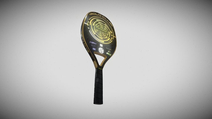 Beach Tennis Racket - Quicksand 3D Model