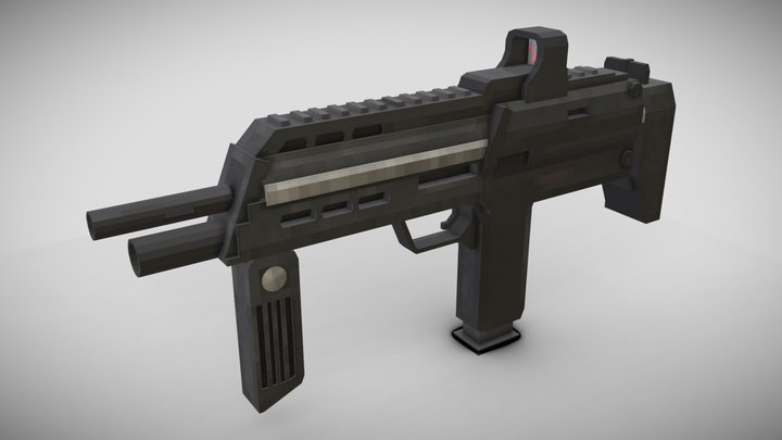 Minecraft - HL2 MP7 3D Model